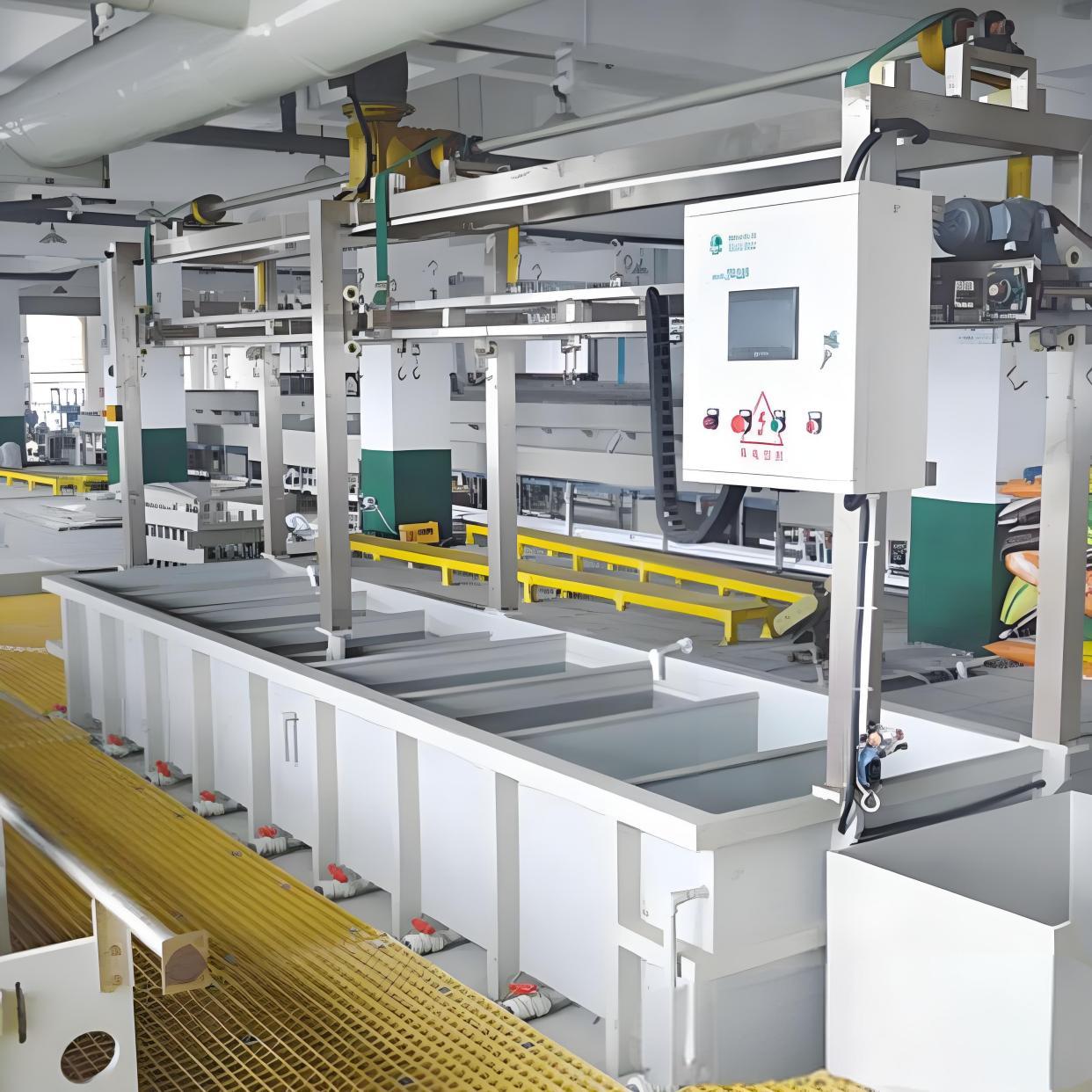 安中環保型手動電鍍生產線設備及成套廢水廢氣裝置